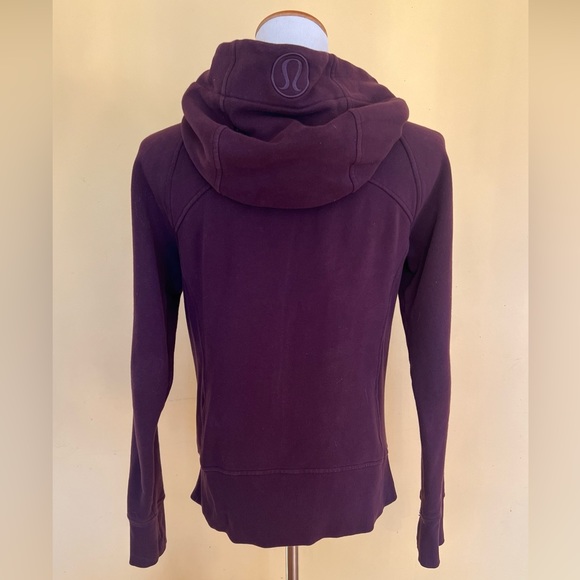 SOLD ❤️ Lululemon Black Cherry Scuba Hoodie 8/M - Picture 9 of 12